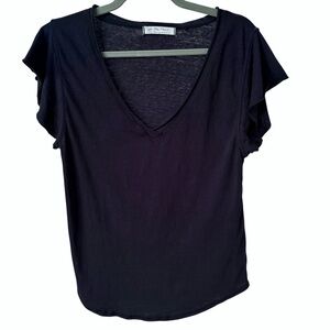 Free People We The Free Flutter Sleeve Tee